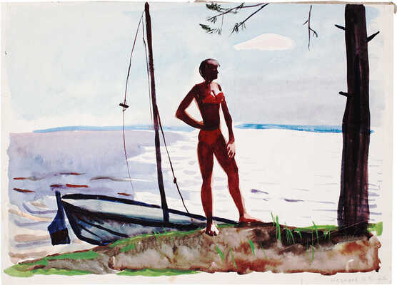 Назаров Константин Борисович. Девушка на берегу 